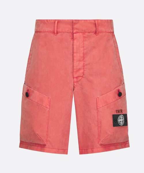 코튼 블렌드 새틴 버뮤다 쇼츠