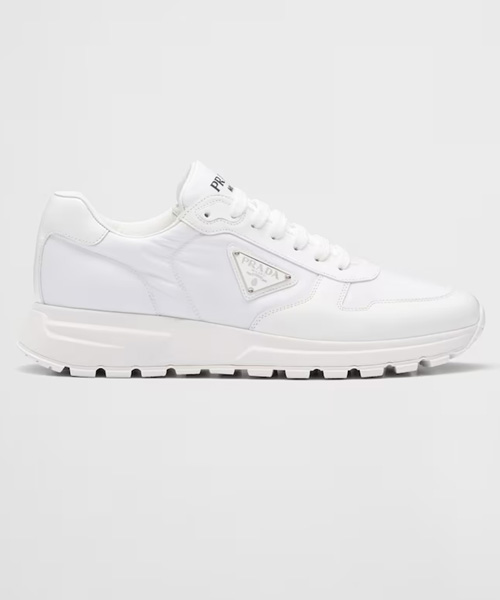 프랙스 01 리나일론 브러쉬드 가죽 스니커즈