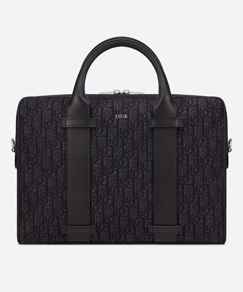 시그니처 로고 패턴 브리프케이스