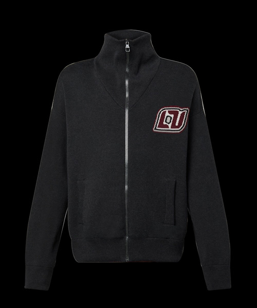 자카드 코튼 블루종