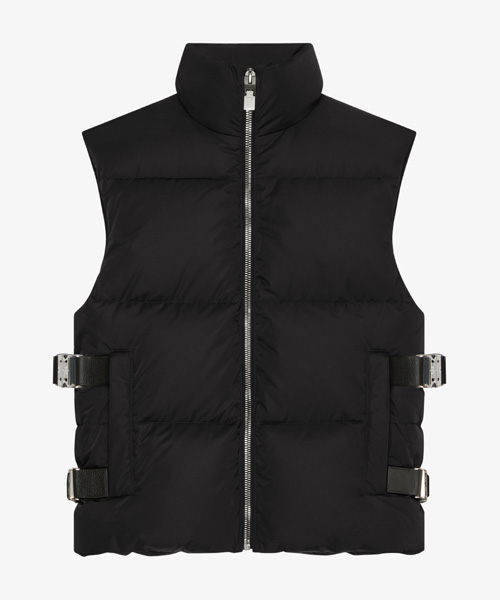 4G 버클 푸퍼 베스트 자켓