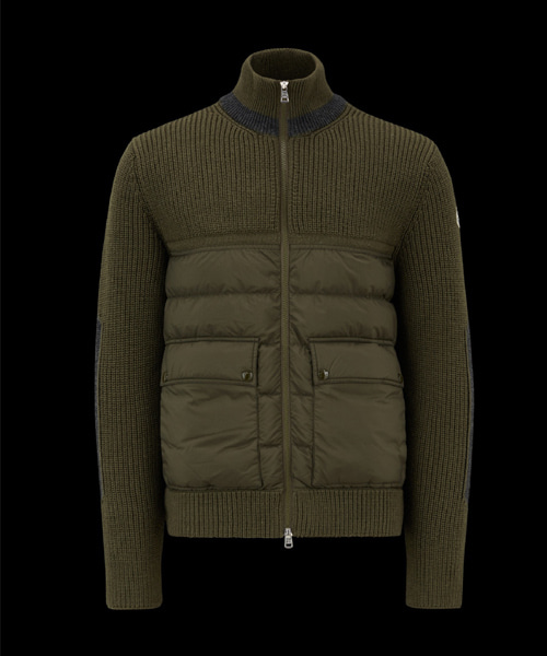 패디드 울 가디건 자켓