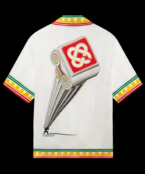 로고 모노그램 패턴 셔츠