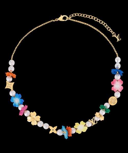 LV 서핑 플라워 목걸이