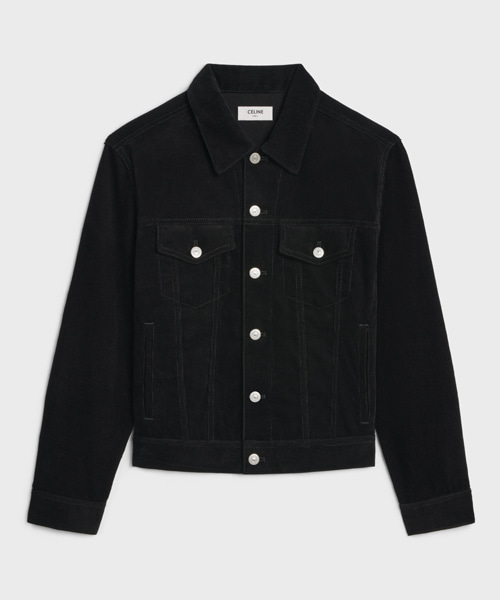 엠브로이더드 코듀로이 트러커 자켓