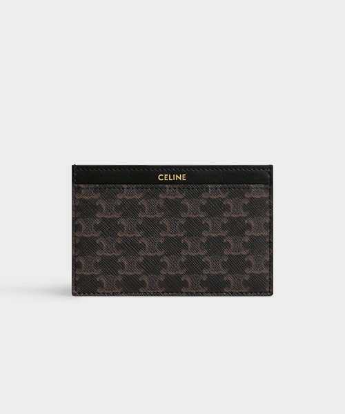 트리옹프 캔버스 카프스킨 카드 지갑