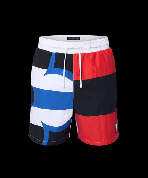 그래픽 프린트 스윔 쇼츠