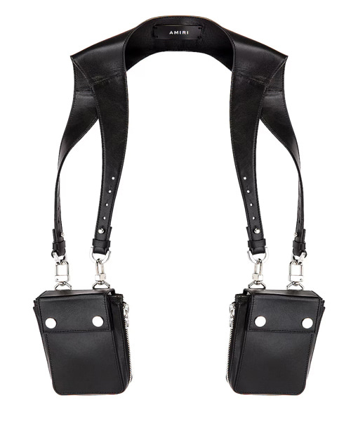 가죽 하네스 백