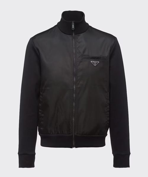 시그니처 로고 패치 리나일론 집업