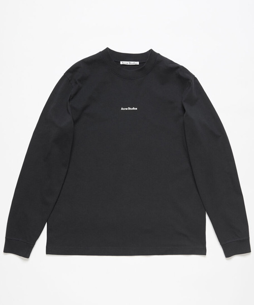 로고 긴소매 티셔츠