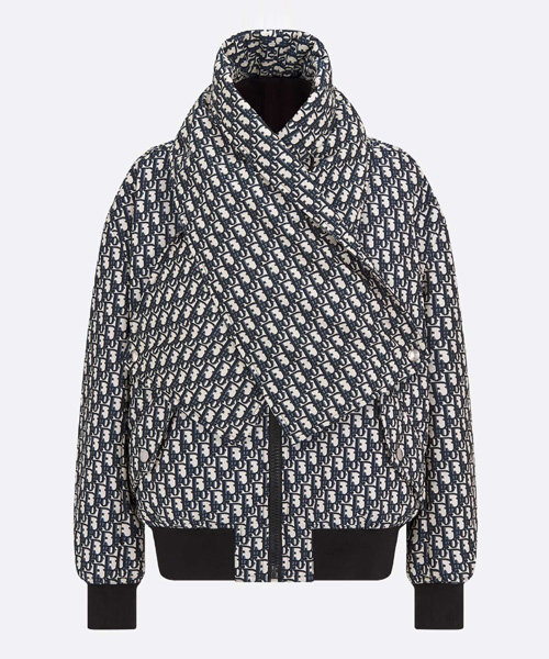 크리스 크로스 봄버 자켓