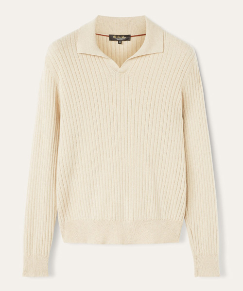 버튼리스 폴로 니트