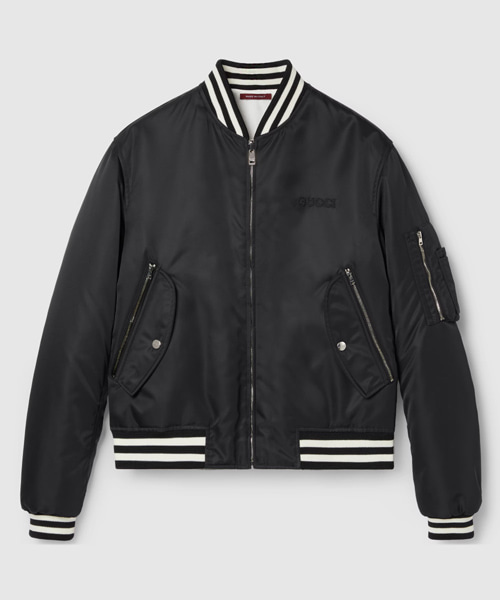 리버서블 나일론 범버 재킷