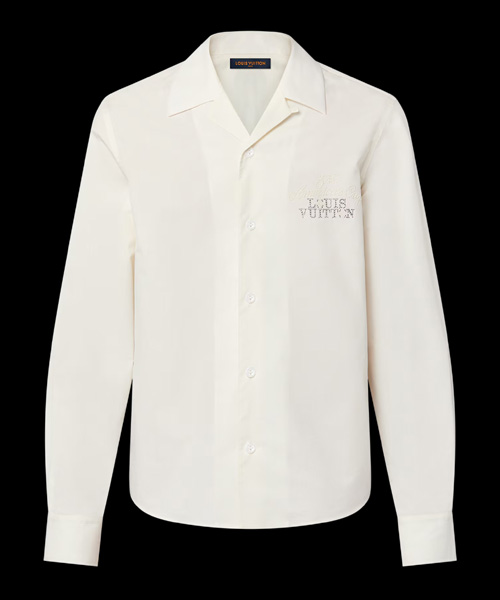 엠벨리시드 오픈 칼라 롱 슬리브 셔츠