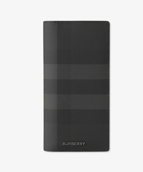 체크 콘티넨탈 장지갑