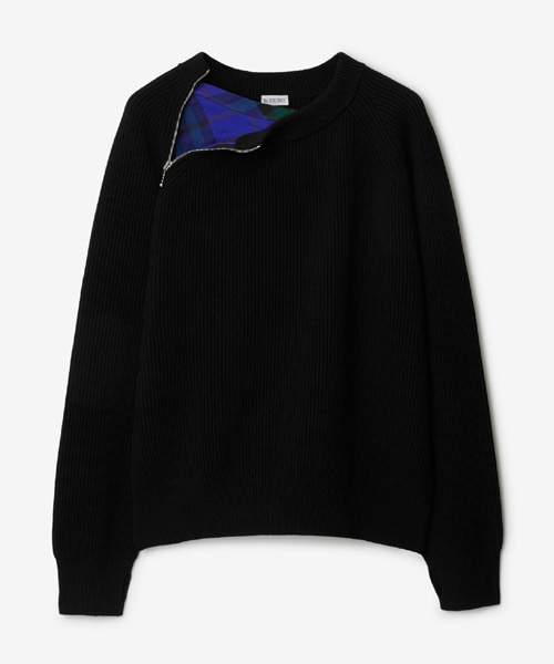 립 니트 울 스웨터