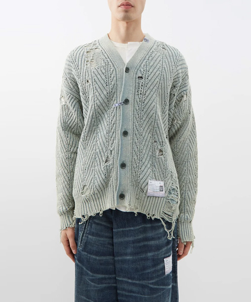 디스트로이드 울 가디건