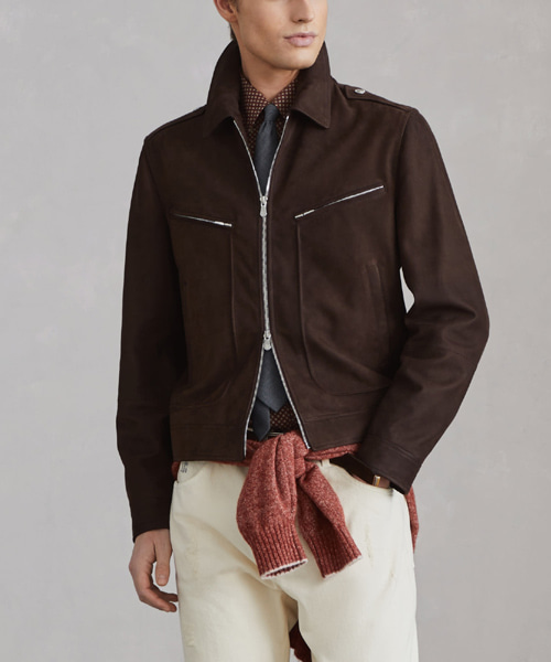 누벅 파일럿 자켓