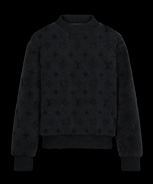 모노그램 시어링 크루넥