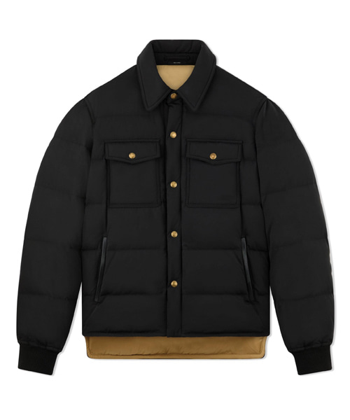 퀄티드 다운 아우터셔츠