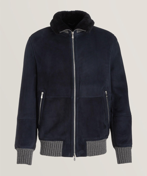 스웨이드 가죽 자켓