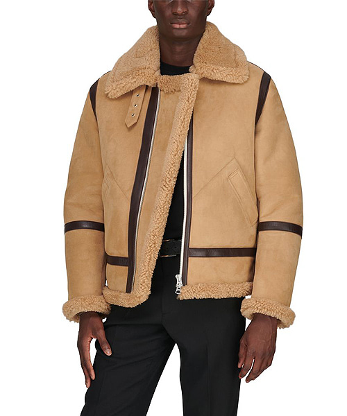 스웨이드 가죽 자켓