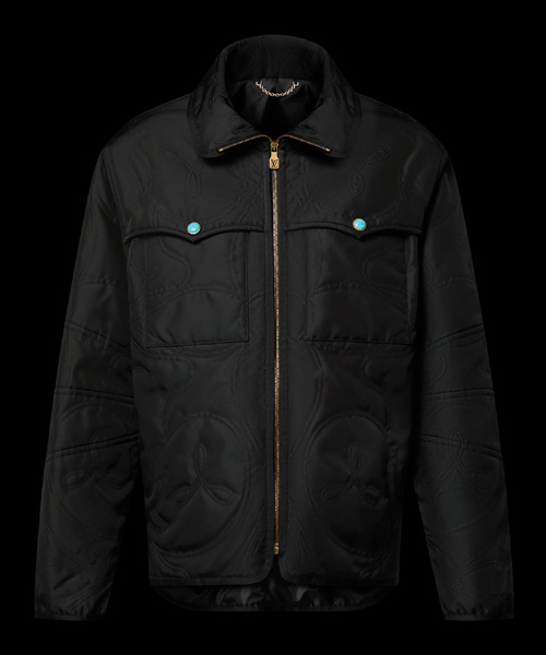 퀄티드 오버셔츠 자켓