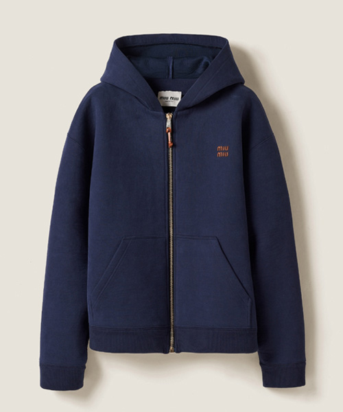 엠브로이더드 저지 후디 자켓