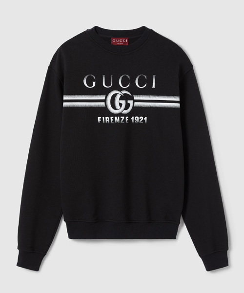 코튼 저지 스웨트셔츠