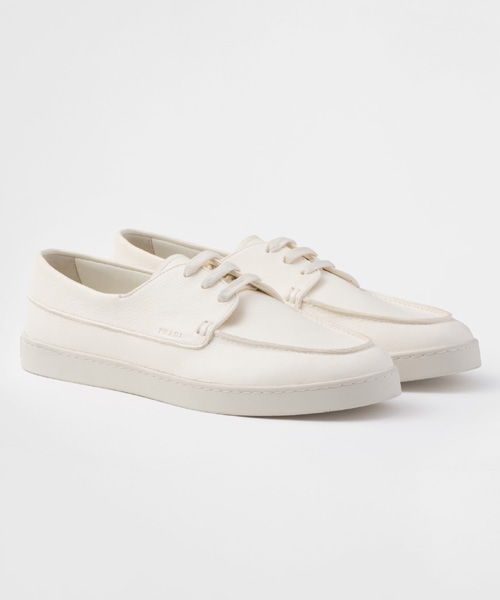 가죽 레이스업 슈즈