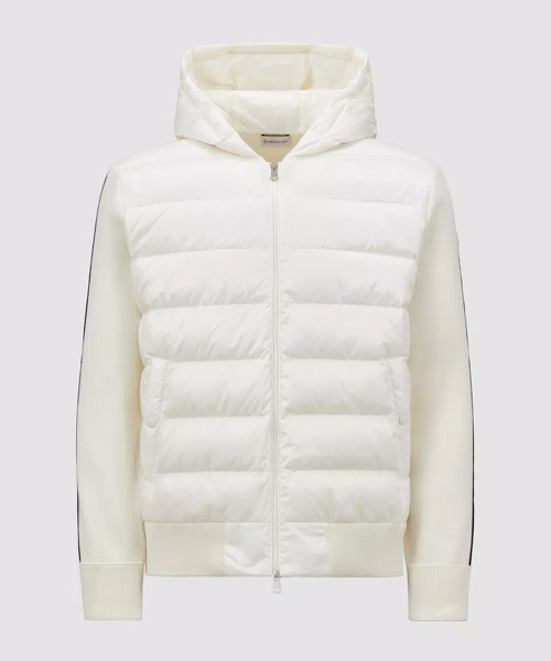 패디드 울 후드 자켓
