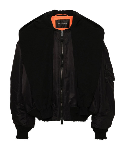 레이어드 봄버 자켓