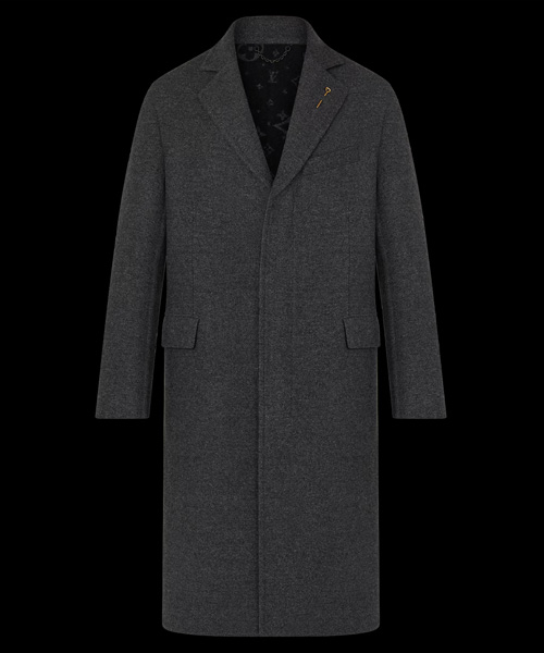 더블페이스 모노그램 롱 코트