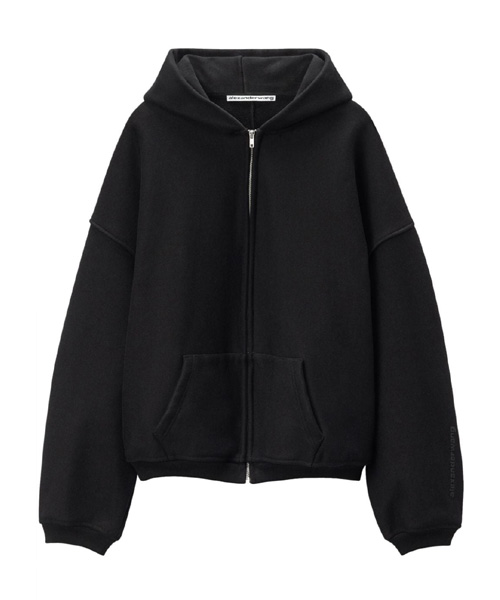 베이직 포켓 오버사이즈 후드 집업