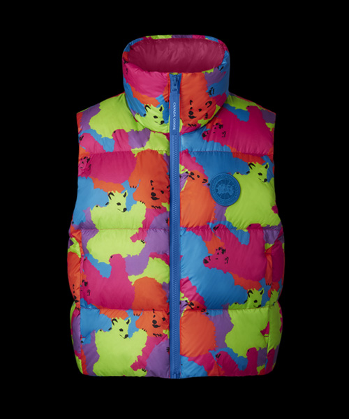 애트우드 프린트 베스트 자켓