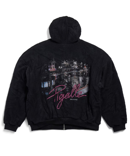 피갈 아우터웨어 집업 후디