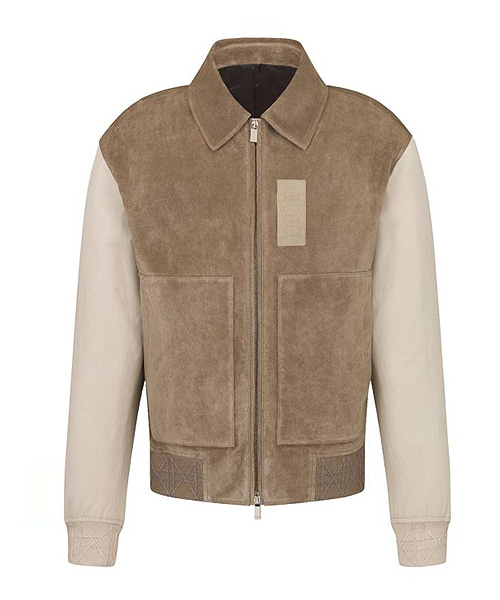 스웨이드 지퍼 자켓