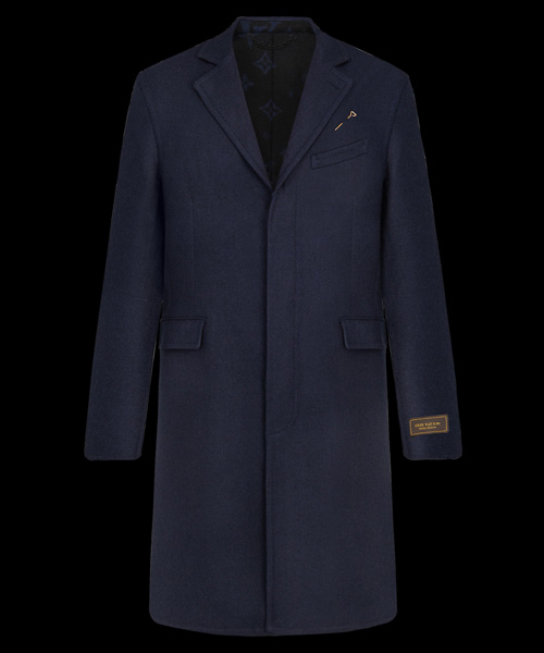 더블페이스 모노그램 롱 코트