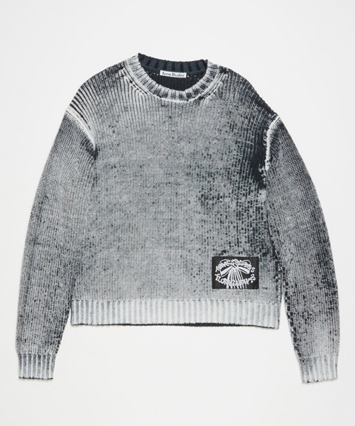 컬러믹스 크루넥 점퍼