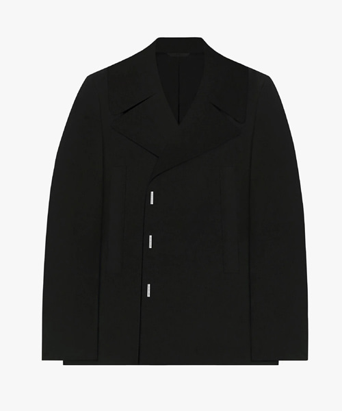 울 더블 숏 코트