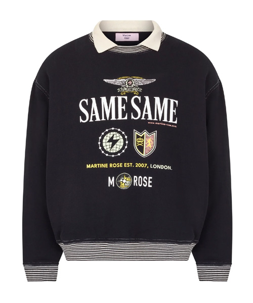 로고 프린트 코튼 폴로 셔츠