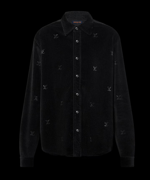 버튼 다운 롱 슬리브 코듀로이 셔츠