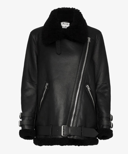 시어링 가죽 자켓