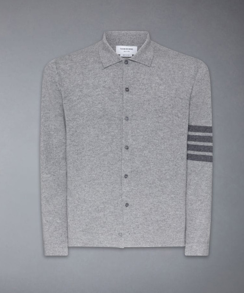 캐시미어 저지 스티치 4-바 셔츠