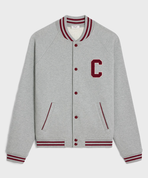 테디 컬리지 코튼 플리스 재킷