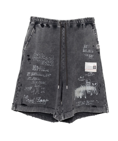 이미지그래픽 빈티지 밴딩 쇼츠