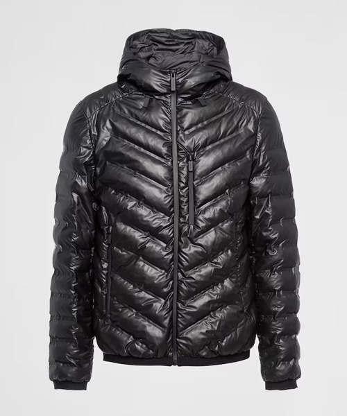 리나일론 후드 푸퍼 자켓