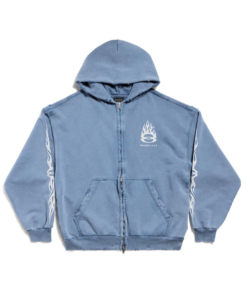 버닝 유니티 미디엄 핏 집업 후디