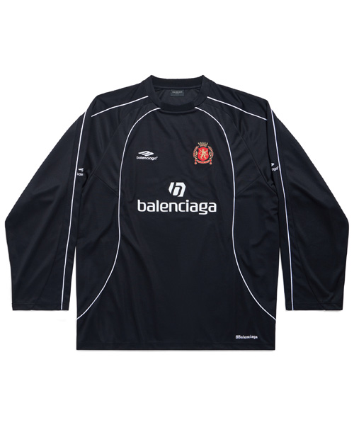 파리 사커 롱 슬리브 오버사이즈 티셔츠