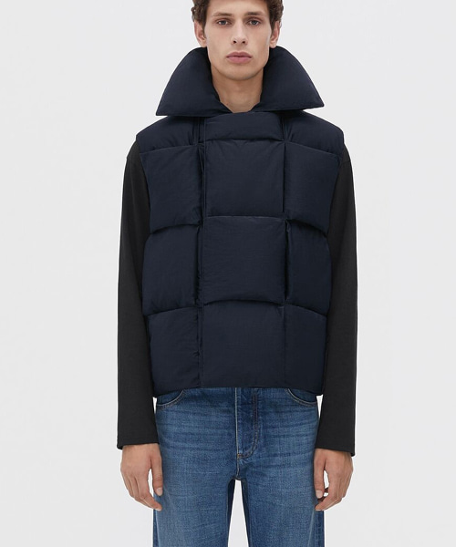 인트레치오 나일론 패딩 베스트